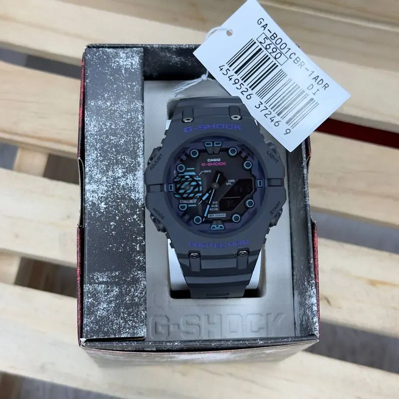 Casio G-Shock Carbon Core Guard(Bluetooth) Men's Watch-  GA-B001CBR-1A